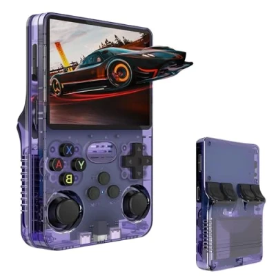 Image of R36S Retro Handheld Video Game Console, 3.5Inch IPS Screen Player 64g TF Card 10,000+ Games With Open Source Linux System