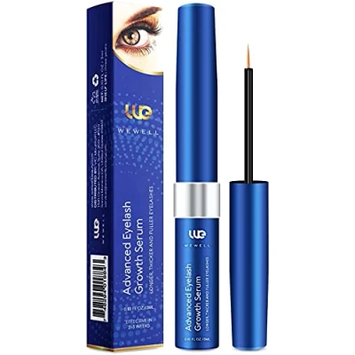 Image of Wewell Eyelash Growth Serum,Brow Lash Serum, Natural Brow Enhancer.Thicker Longer Lift Eyelashes Enhancer Rapid Growth,Nourish Damaged Lashes