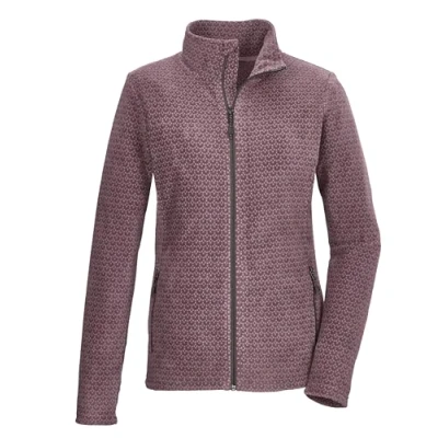 Image of Killtec Women&#039;s Kow 106 Wmn FLC Jckt Fleece Jacket with Stand up Collar, Cinnamon, 36 (EU)