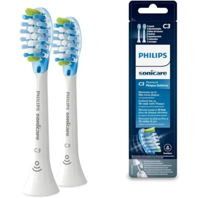 Image of Philips Sonicare Original AdaptiveClean Standard Sonic Toothbrush Heads 2 Pack in White (Model HX9042/17)