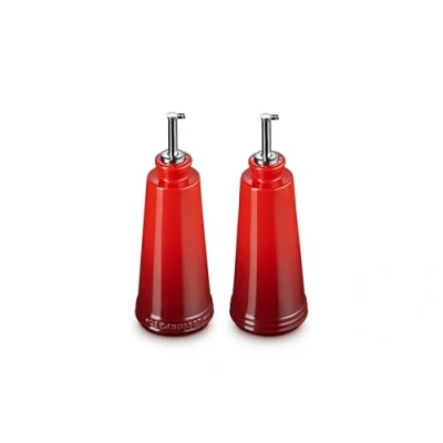 Image of Le Creuset Butter dish Cherry red 17cm