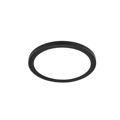 Image of Spa 290mm Tauri LED Flush Ceiling Light Ring Satin Black