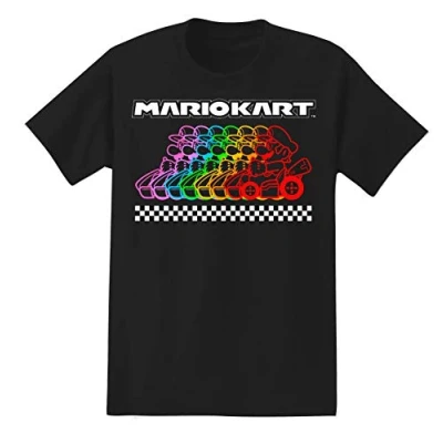 Image of Nintendo Mens Video Game Shirt Mario, Luigi, Zelda, Kirby, and Donkey Kong Vintage Tee Large