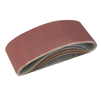 Image of Silverline Sanding Belts 75 x 457mm 5pce 40, 60, 2 80, 120G