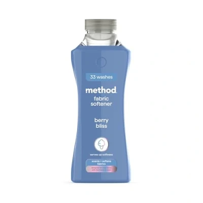 Image of method Fabric Softener, Conditioner to Soften Your Clothes, With Fresh Berry Scent, 1x 33 Washes 990ml