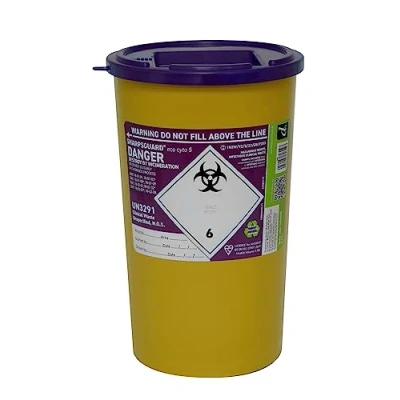 Image of Sharpsguard DNDD605 Sharps Bin, 5L, Purple