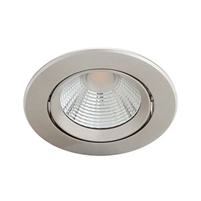 Image of PHILIPS LED Sparkle Spotlight 2700K 5.5W [Warm White Nickel] for Indoor Ceiling Lighting, Living Room and Bedroom