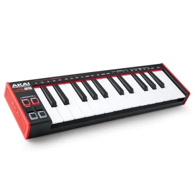 Image of AKAI Professional LPK25 USB MIDI Keyboard Controller with 25 Responsive Synth Keys for Mac and PC, Arpeggiator Music Production Software
