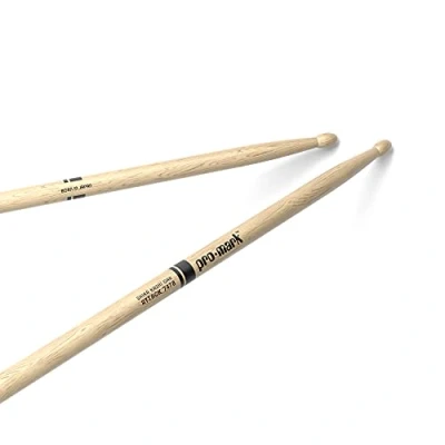 Image of Pro Mark PW747BW Japanese Shira Kashi White Oak 747B Super Rock Wood Tip Drumsticks