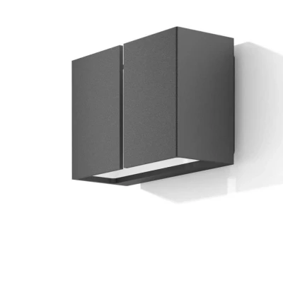 Image of LOOM DESIGN Ask LED outdoor wall lamp up/down black