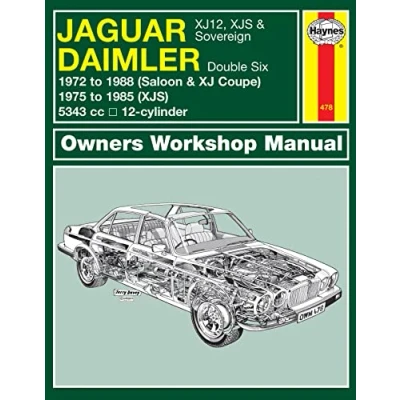 Image of Jaguar XJ12, XJS &amp; Sovereign; Daimler Double Six (72 88) Haynes Repair Manual