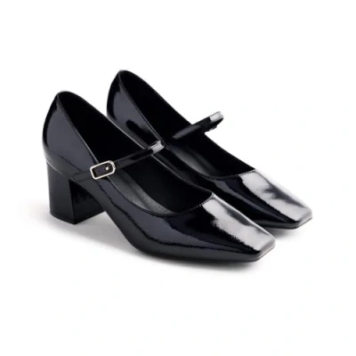 Image of GIOSEPPO Women&#039;s Windham Platform, Black/White, 4.5 UK