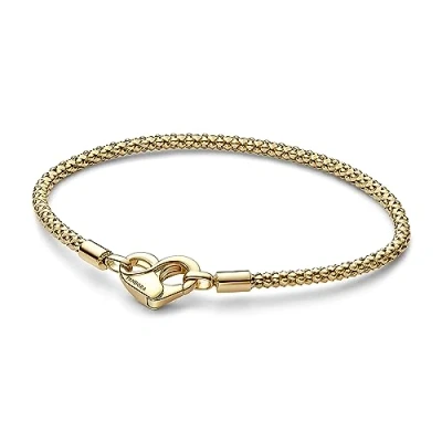 Image of Pandora Moments Gold Studded Chain Bracelet 19cm