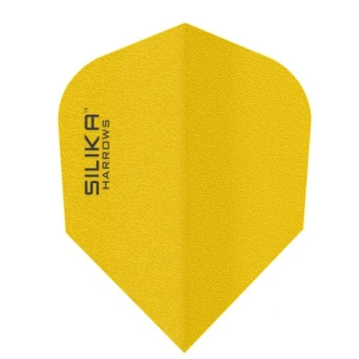 Image of Harrows Silika Solid Yellow NO6 Tough Crystalline Coated Dart Flights