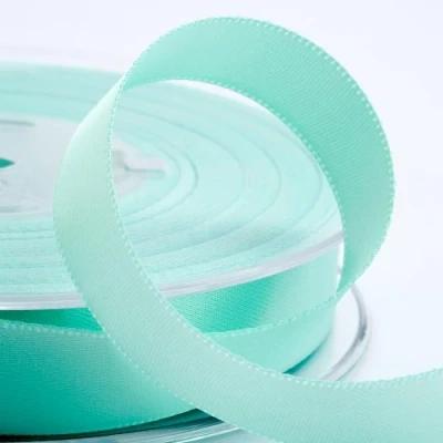 Image of Italian Options Satin Ribbon, 10mm Wide x 25 Metre Roll, Mint