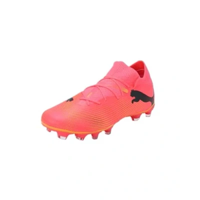 Image of Puma Future 7 Match FG/AG Moulded stud football boots, Women&#039;s, Size: 7.5, Sunset glow/black/sun stream Textile/synthetics