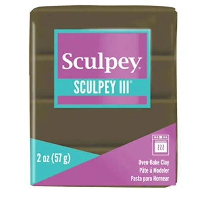 Image of 2oz. Sculpey III Oven Bake Clay (Suede Brown)