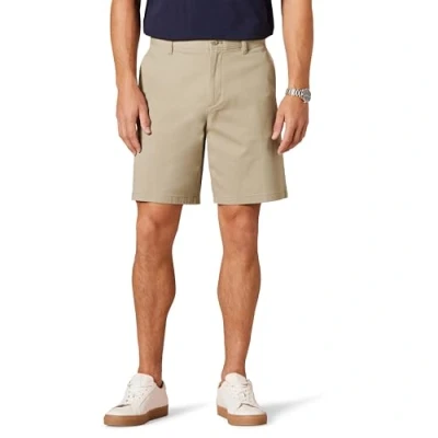 Image of Amazon Essentials Men&#039;s Classic Fit 9&quot; Comfort Stretch Chino Shorts, Tan, 29W