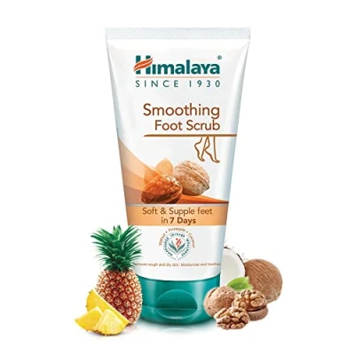Image of Himalaya Herbals Smoothing Foot Scrub with Walnut, Coconut, Pineapple and Aloe Vera 150ml