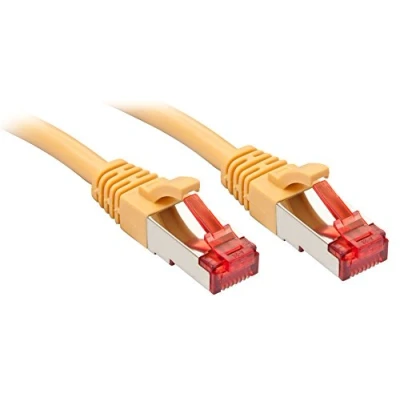 Image of LINDY Cat.6 S/FTP Network Cable, Copper, 250MHz, Yellow, 30m