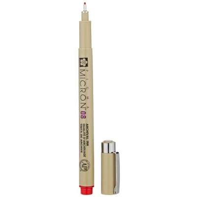 Image of SAKURA Pigma Micron Red 0.5mm