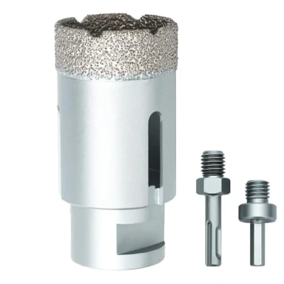 Image of hsawbit 25mm Diamond Drill Bits for Porcelain Tiles, Tile Cutters Ceramic Tiles Glass Granite Marble with M14 Thread