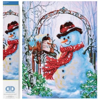 Image of Diamond Dotz Painting Kit: Father Snow, Assorted, 50x62cm