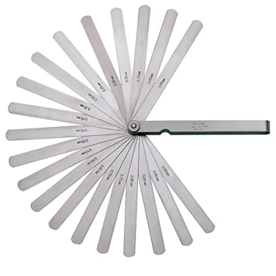 Image of Mitutoyo 184 304S Thickness Gauge 20 Leaves, Silver