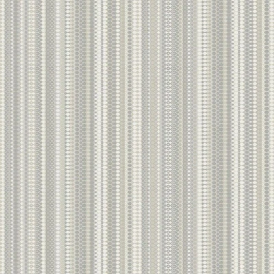 Image of Holden Décor Java Striped Pattern Aztec Motif Metallic Silver Wallpaper (Grey 98390)
