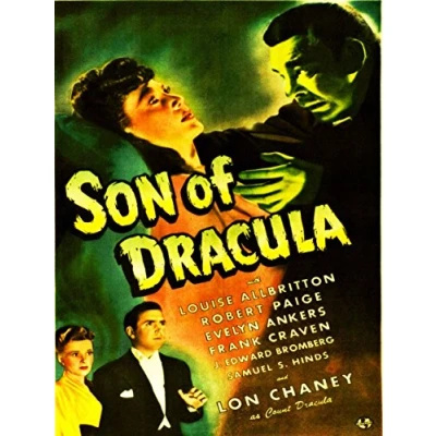 Image of Wee Blue Coo Movie Film Son Of Dracula Lon Chaney Vampire Count Drama Horror Usa 30X40 Cms Art Poster Print Picture Cc6449