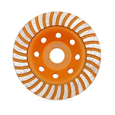 Image of BGTEC Diamond Concrete Grinding Wheel 125mm Angle Grinder with 22.23/15.875 Ruducer Washer for on Granite Marble Brick Masonry