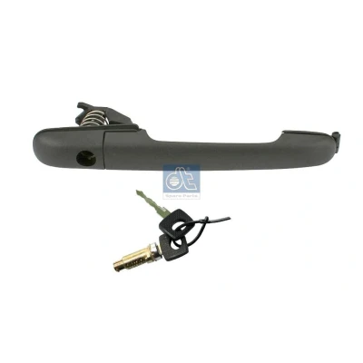 Image of 2D0837205S Door Handle DT Spare Parts 4.64970 Front with lock barrel MERCEDES BENZ: Sprinter 3 T Van, 2 Platform/Chassis