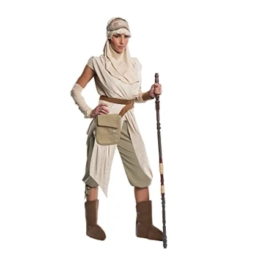Image of Rubie&#039;s Official Ladies Star Wars Rey Costume Grand Heritage Deluxe Small Halloween