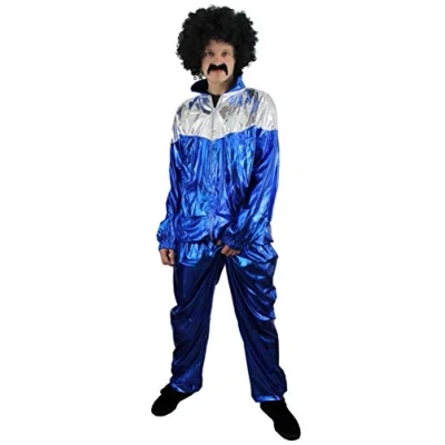 Image of I Love Fancy Dress ILFD4506L Men&#039;s 80&#039;s Shell Suit Costumes (Large)