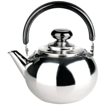Image of IBILI Pava Coffee Moka Pot with Prisma Filter, 1.8 Litres, 18/10 Stainless Steel, Induction Safe