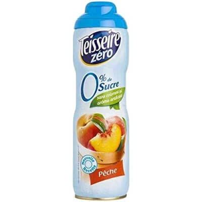 Image of Teisseire Syrup 0% Sugar Peach 60cl