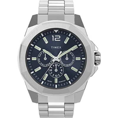 Image of Timex Men Multi Dial Quartz Watch with Stainless Steel Strap TW2V43300