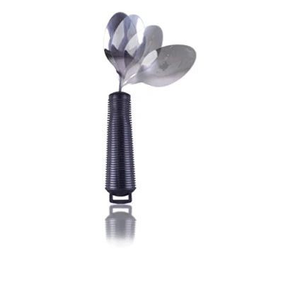 Image of Aidapt Bendable Angled Spoon. Soft Grip Eating Aid that can be Bent to any Angle help Reduce Wrist Stress from Twisting. Ideal for those with Arthritis, Limited Grip, Arm Movement or Tremors