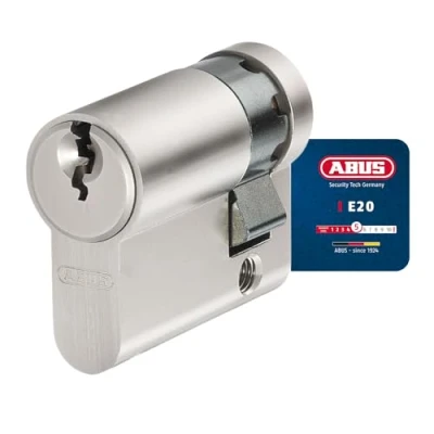 Image of ABUS E20NP 598005 Profile Cylinder Lock with 3 Keys 10/30