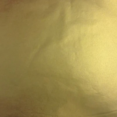 Image of 100 x Metallic Gold Tissue Paper/Gift Wrap/Wrapping Paper Sheets (20&quot; 30&quot;)