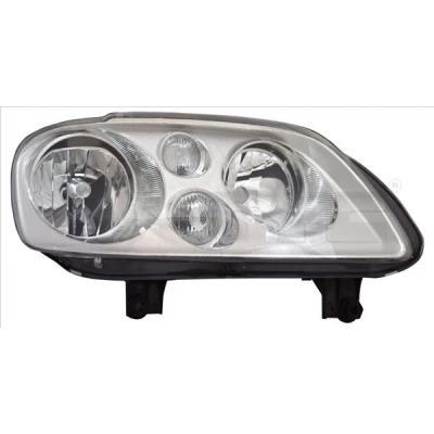 Image of 1T0941005D, 1T0941005F, 1T0941005M, 1T0941005R Headlights TYC 20 0388 25 2 Left H7/H7 without electric motor, with bulb holder VOLKSWAGEN: Caddy 3