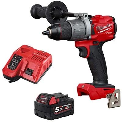 Image of Milwaukee M18FPD2 0 18v Li ion GEN3 Fuel Brushless Percussion Combi Drill 5Ah