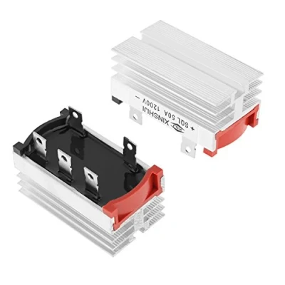 Image of three Phase Diode bridge, Bridge Rectifier 2pcs 3 50A 1200V Aluminum
