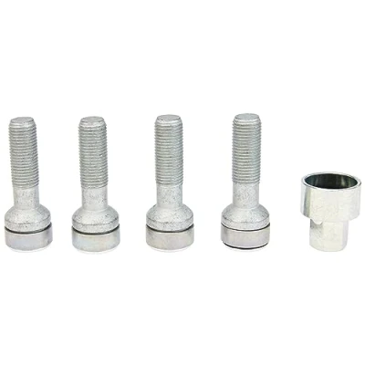 Image of 28017SL Wheel Lock Bolts SL (Ultra High Security) M14 x 1,5, radius seat, shaft length 45,0 mm, Overall 65,7 Hex size 17mm, Key diameter 28,6 mm