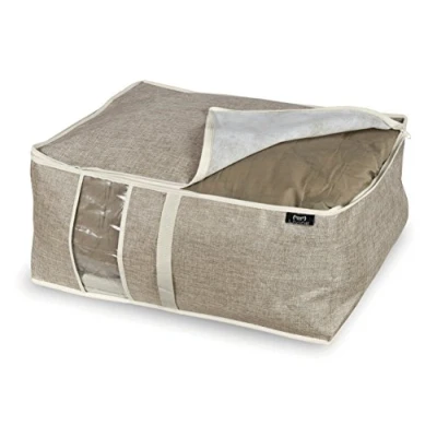 Image of Domopak Under Bed Storage 55x45x25cm in brown/grey, Polyester, 55 x 45 25 cm
