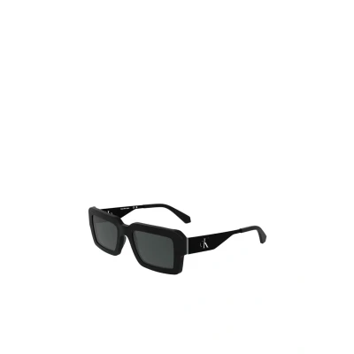 Image of Calvin Klein Unisex CKJ25606S 001 Sunglasses Acetate Black Squared Normal
