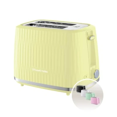 Image of Russell Hobbs 27373 Eden 2 slice Toaster Lemon