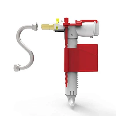 Image of Sanit 25.001.00.S000 Universal Valve 510 Multiflow with Z Tube, Filling Capacity 3.6 l/min, Brass Connection Piece, Gray