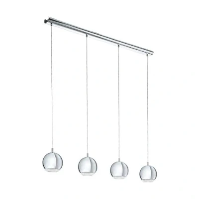 Image of Eglo Lighting Conessa 4 Light Ceiling Pendant Bar Chrome, GU10