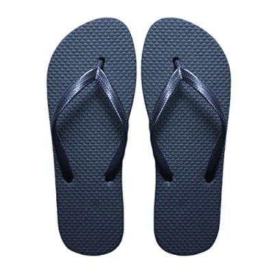 Image of SUGAR ISLAND® UNISEX LADIES GIRLS MENS SUMMER BEACH FLIP FLOP POOL SHOES NAVY 5/6